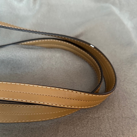 Coach F11201 Camel Tan Leather Shoulder Bag HML Lunch Tote New with Tags - Picture 16 of 16